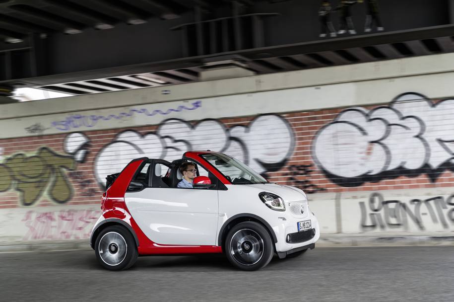 Esordisce in Italia la nuova Smart ForTwo cabrio